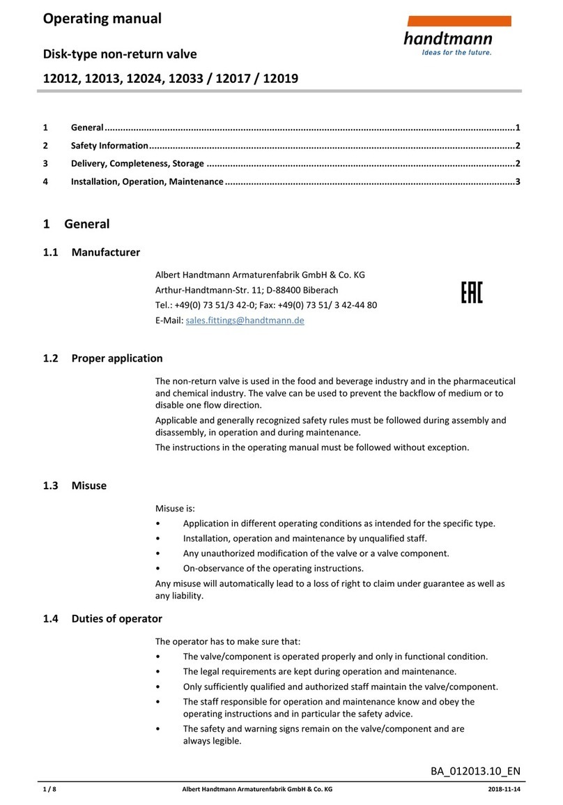 handtmann 12012 operating manual