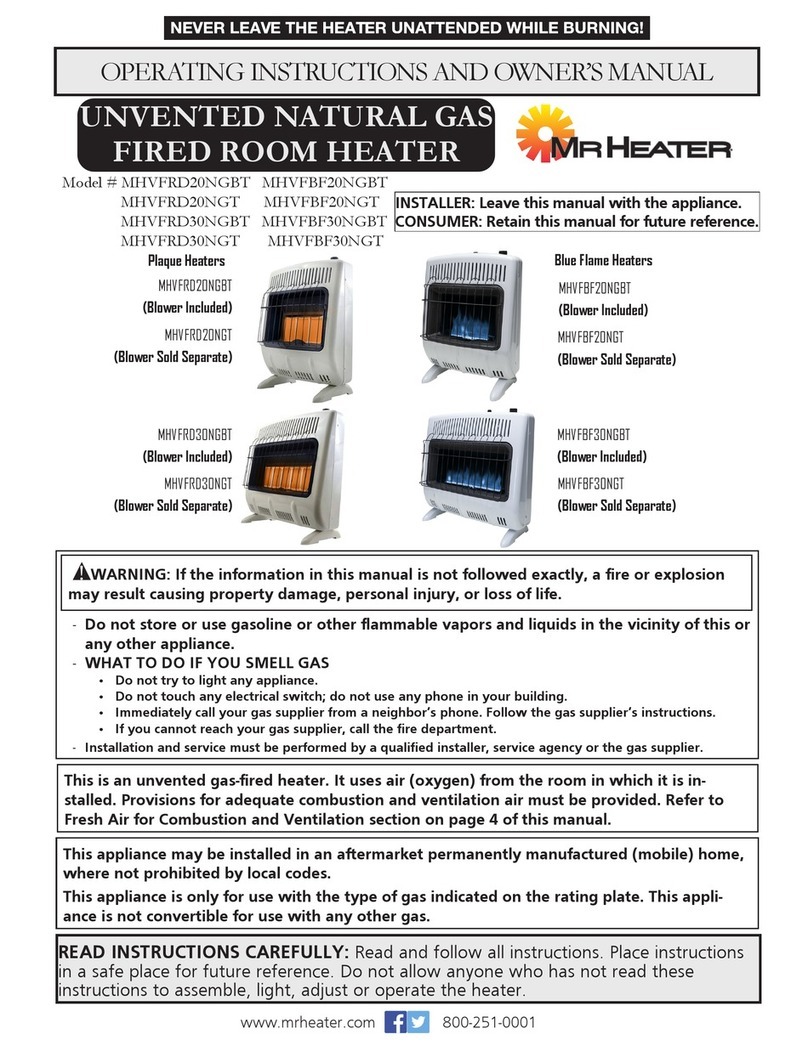 MrHeater MHVFRD20NGBT Assembly instructions
