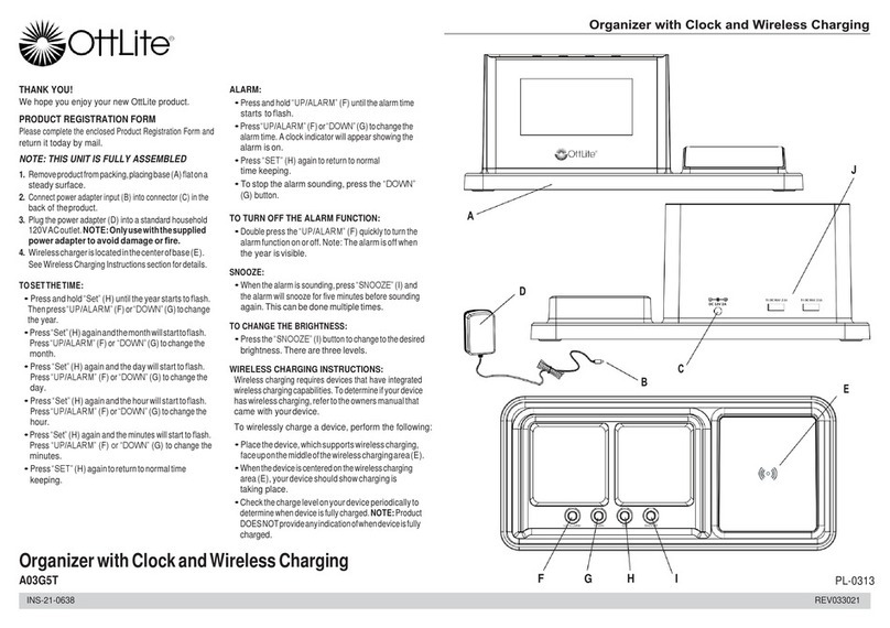 OttLite A03G5T quick start guide