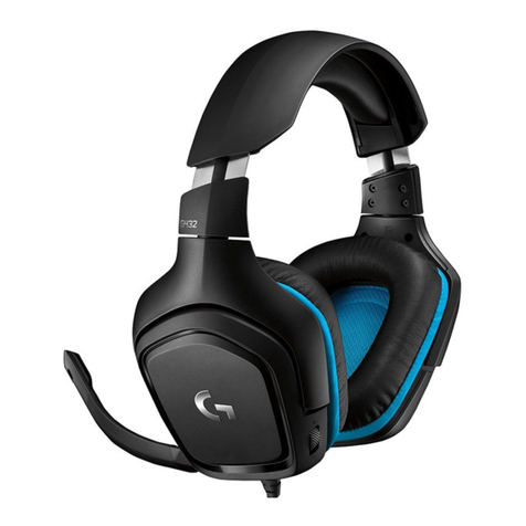 Logitech G432 User manual