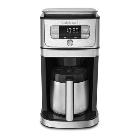 Cuisinart Grind & Brew DGB-850 Series Instruction booklet