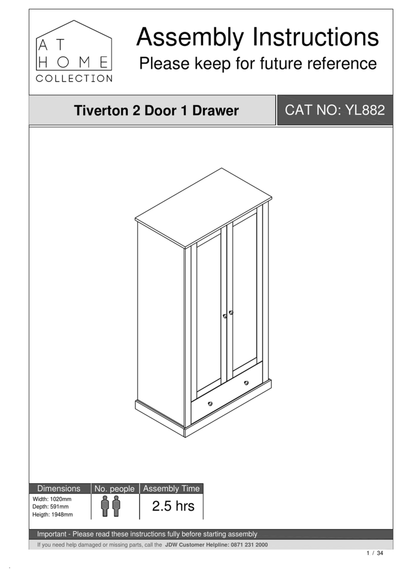 At Home Collection Tiverton YL882 Assembly instructions