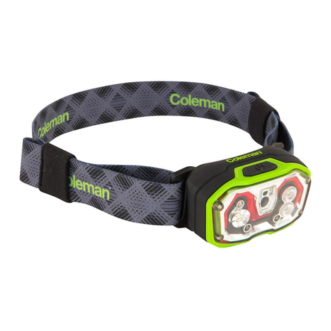 Coleman VANQUISH 3AAA User manual