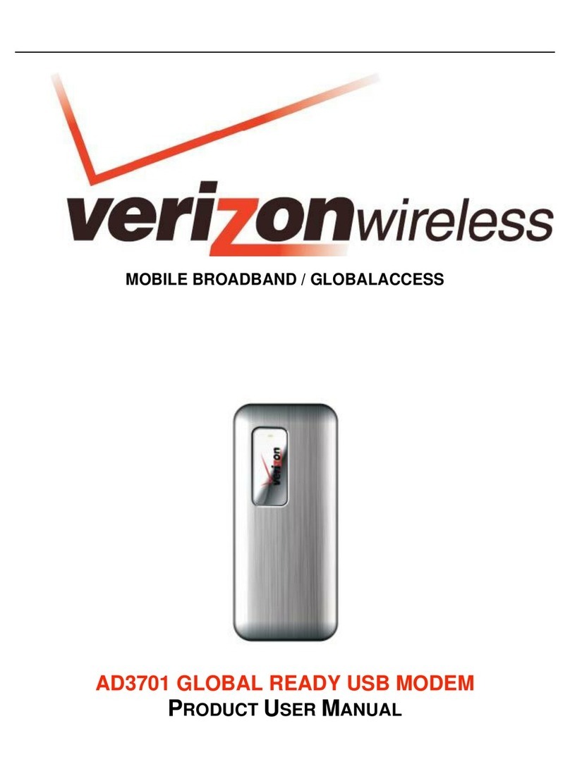 Verizon Wireless AD3701 Operational manual