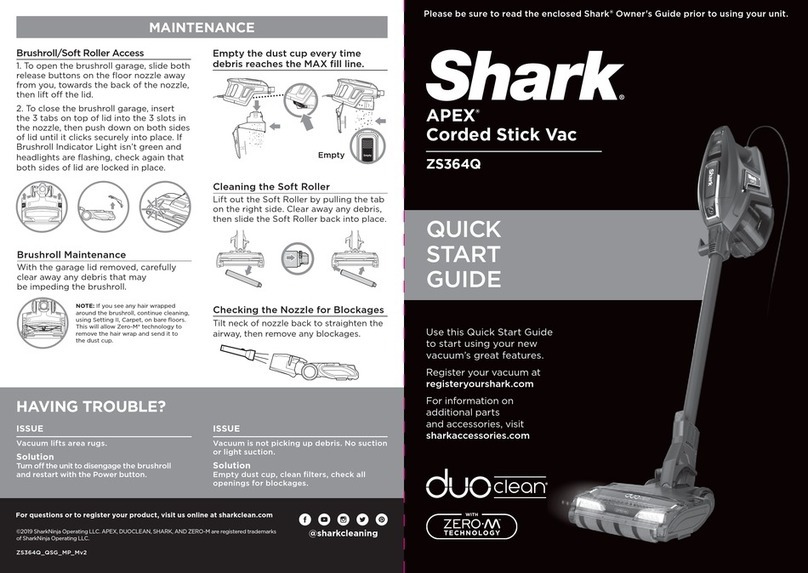 Shark APEX ZS364Q User manual