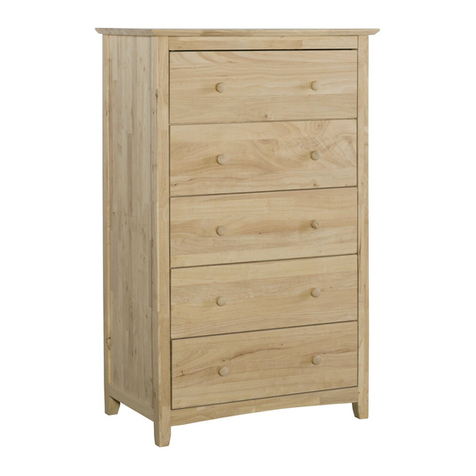 Unfinished Furniture of Wilmington BD-7005 Assembly instructions