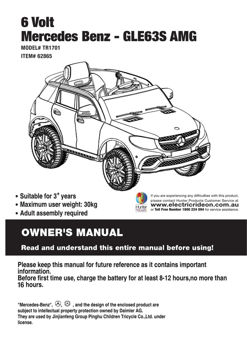 Hunter Products TR1701 owner's manual Hunter Products TR1701 owner's manual