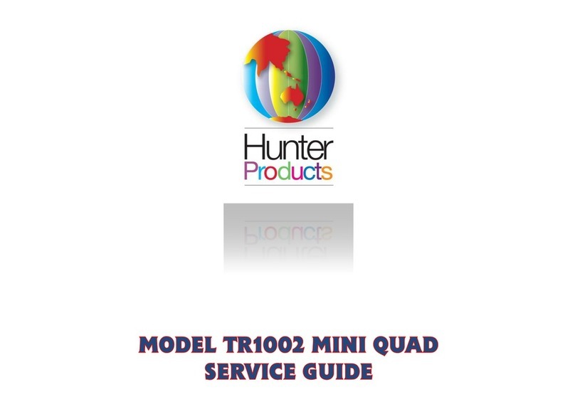 Hunter Products TR1002 Service guide Hunter Products TR1002 Service guide