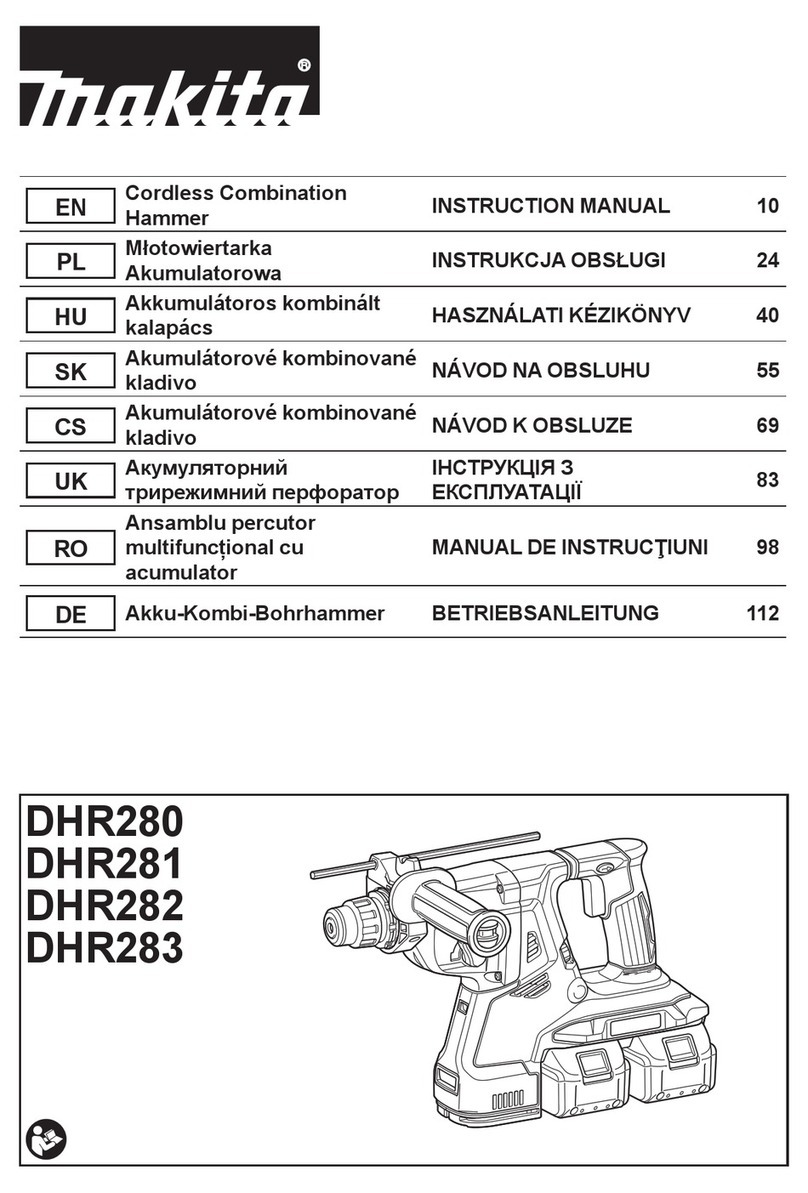 Makita DHR280 instruction manual