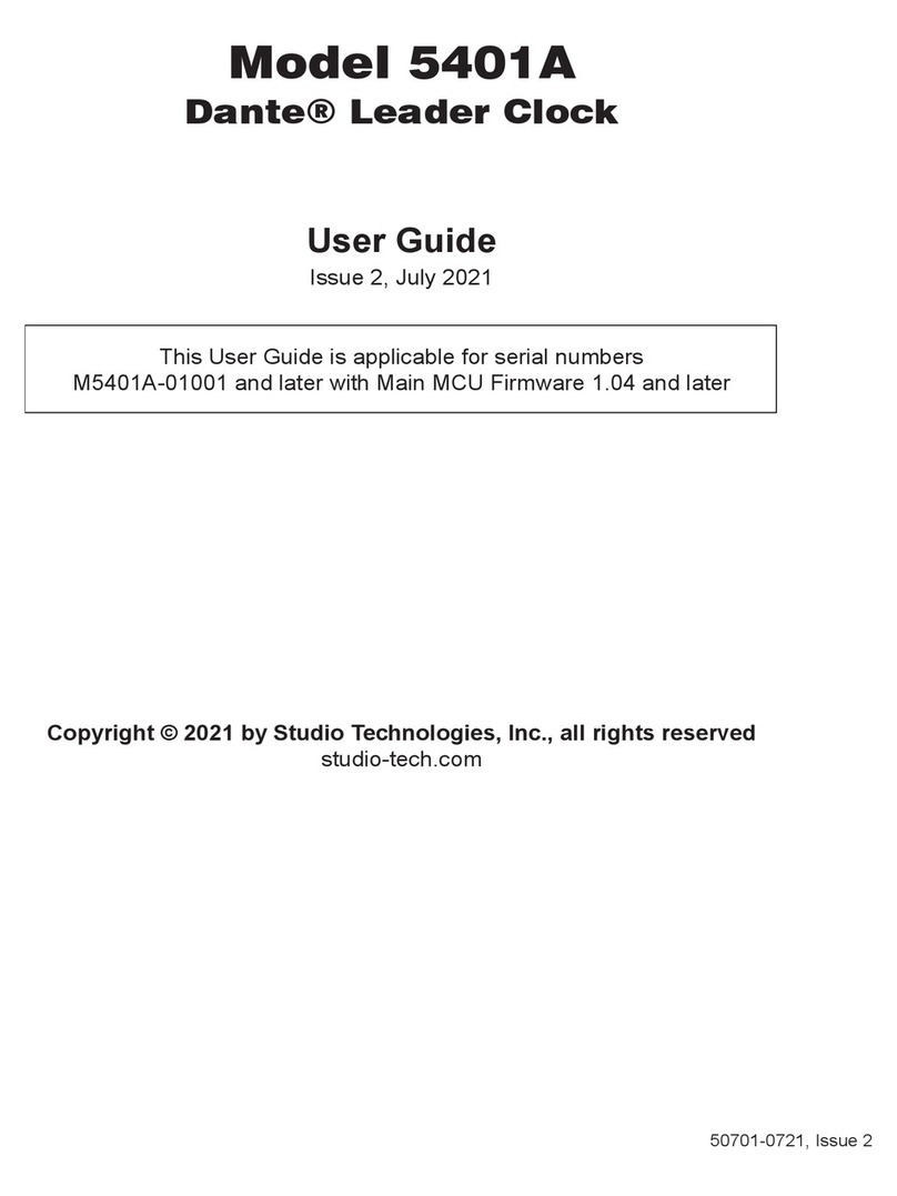 Studio Technologies 5401A user guide