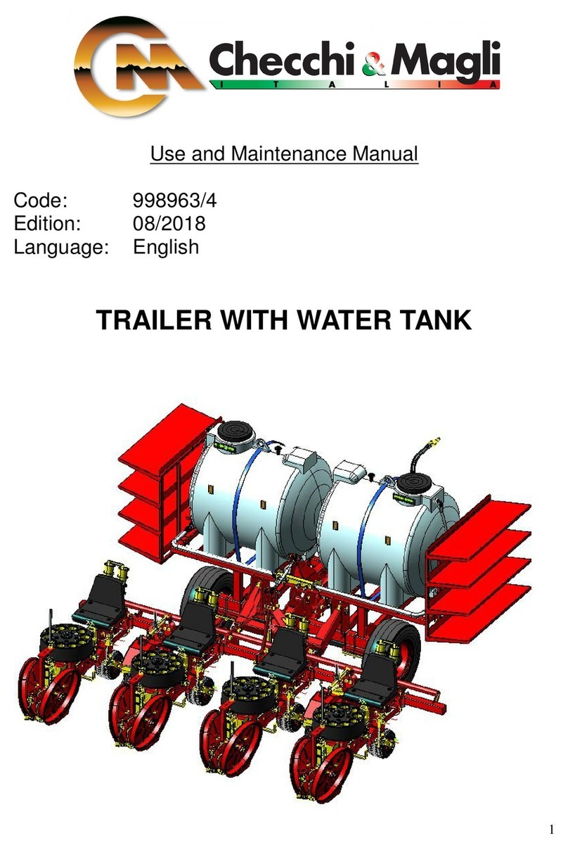 Checchi & Magli 998963 Use and maintenance manual