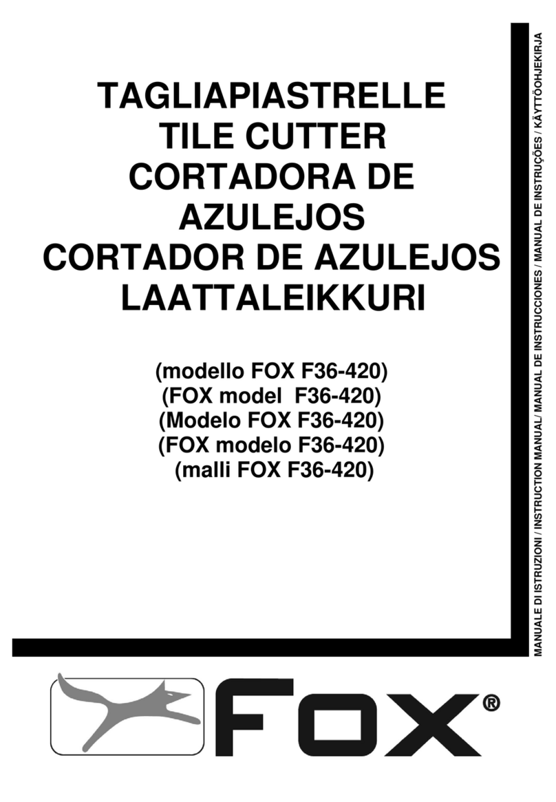 Fox F36-420 manual