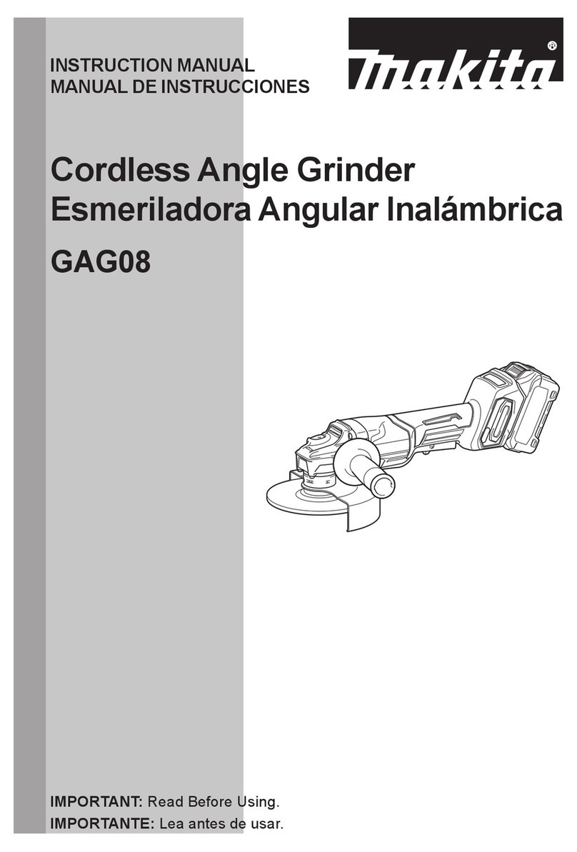 Makita GAG08 instruction manual