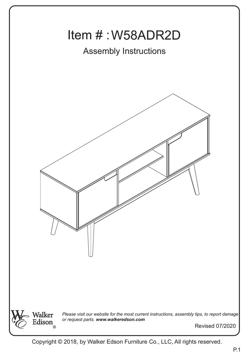 Walker Edison W58ADR2D User manual