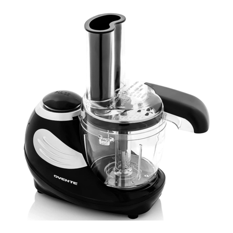 Ovente PF1007 Series quick start guide