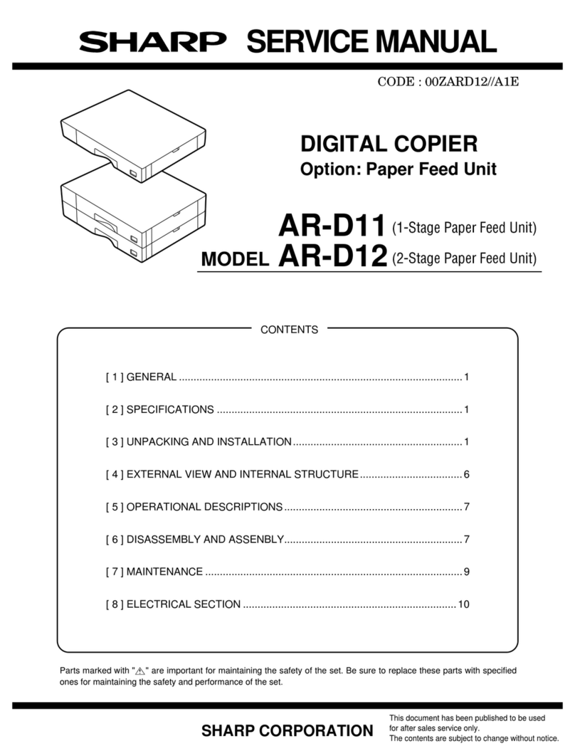 Sharp AR-D11 User manual Sharp AR-D11 User manual