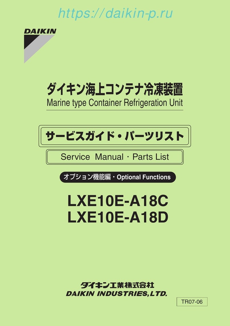 Daikin LXE10E-A18C Service manual and parts list