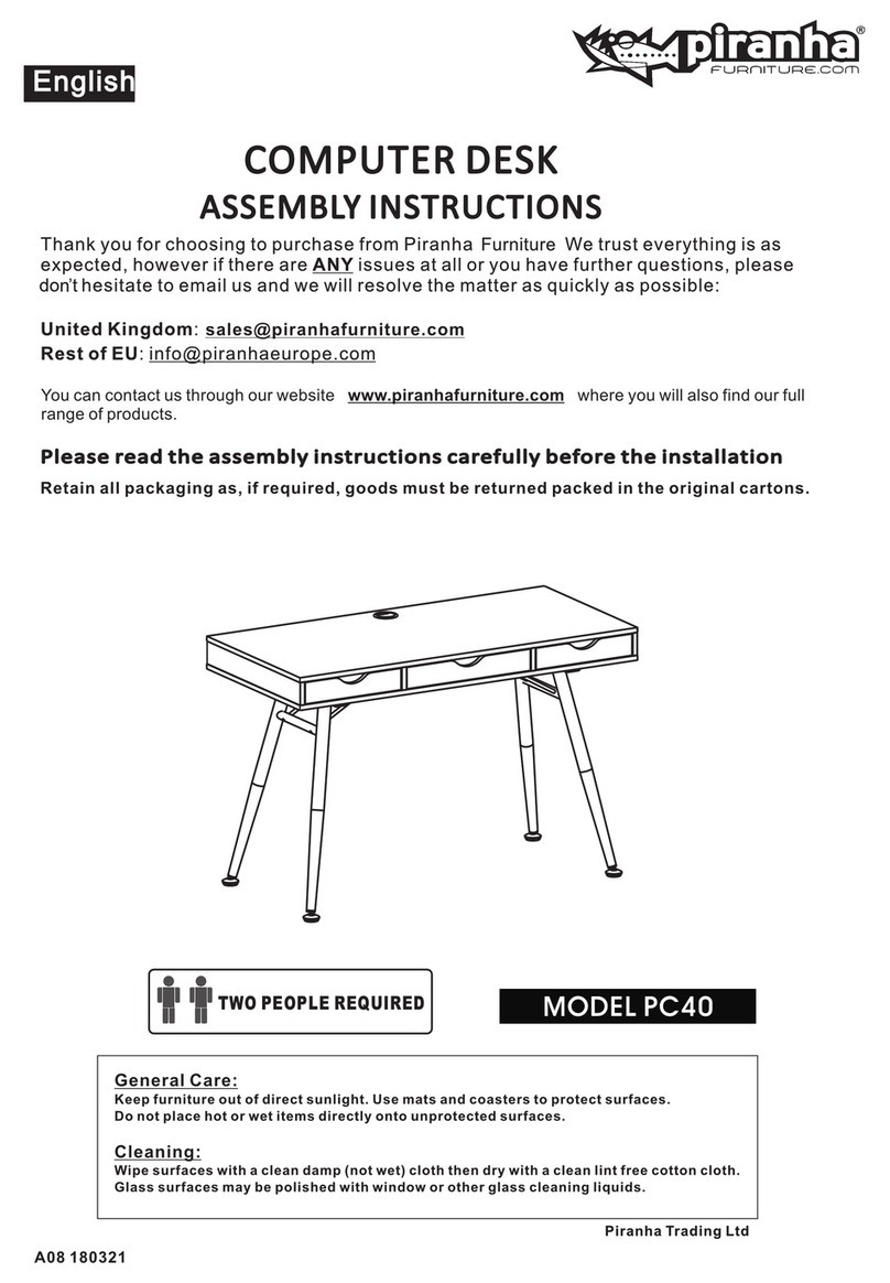 Piranha PC40 User manual Piranha PC40 User manual