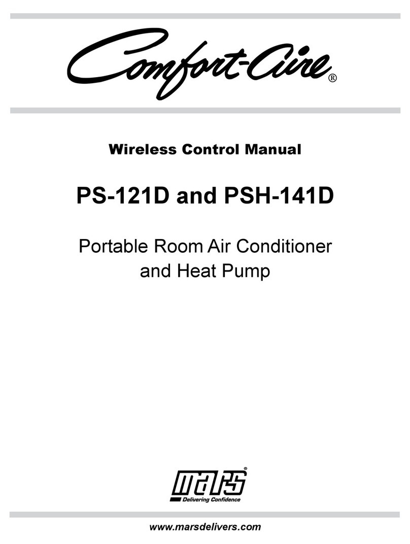 Mars COMFORT-AIRE PSH-141D User manual