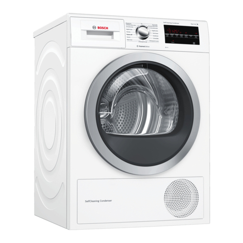 Bosch WTW874H3 User manual Bosch WTW874H3 User manual