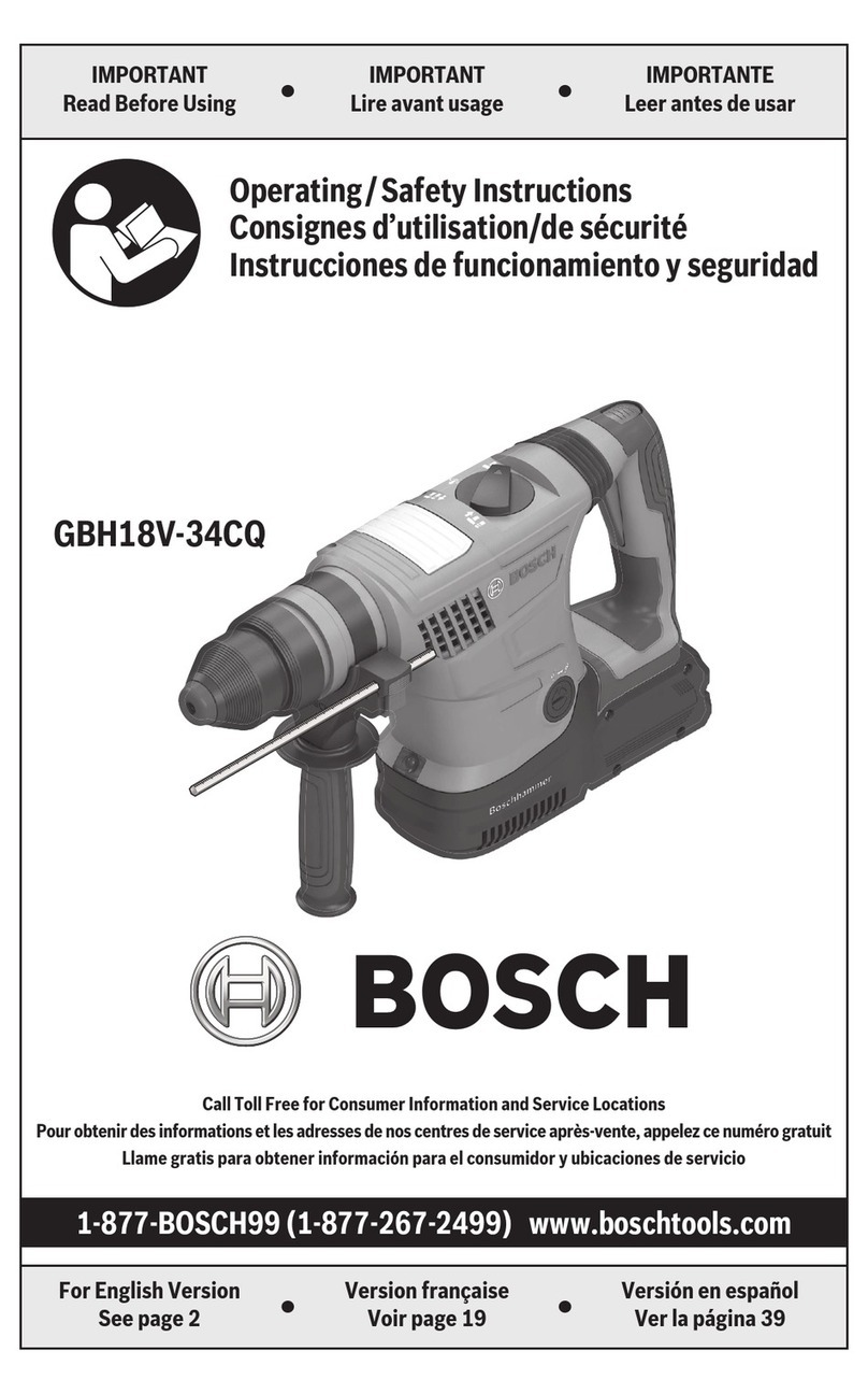 Bosch GBH18V-34CQ Assembly instructions