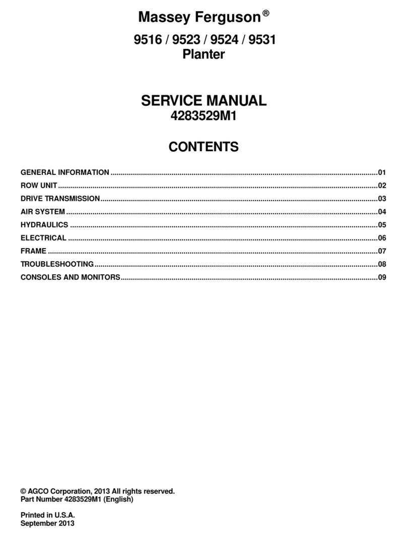 MASSEY FERGUSON 9516 Service manual