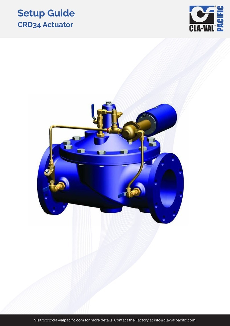 CLA-VAL CRD-34 User manual