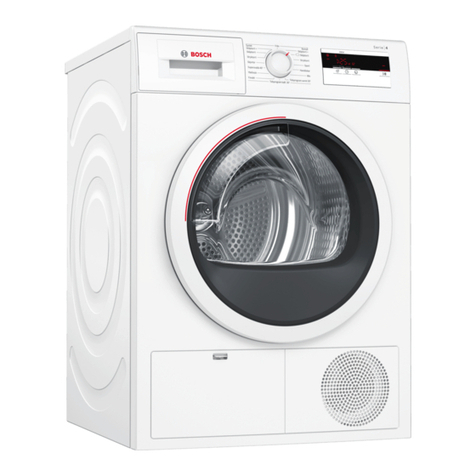 Bosch WTH850C7SN User manual Bosch WTH850C7SN User manual