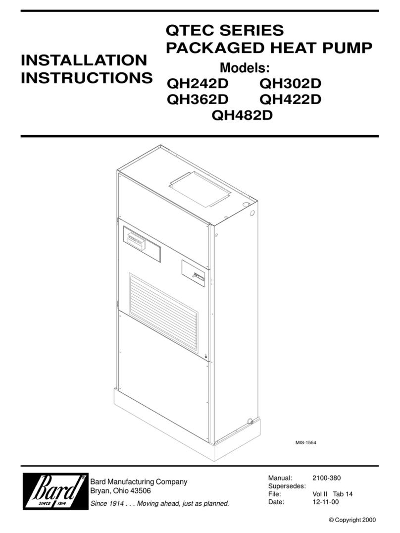 Bard QH242D installation instructions