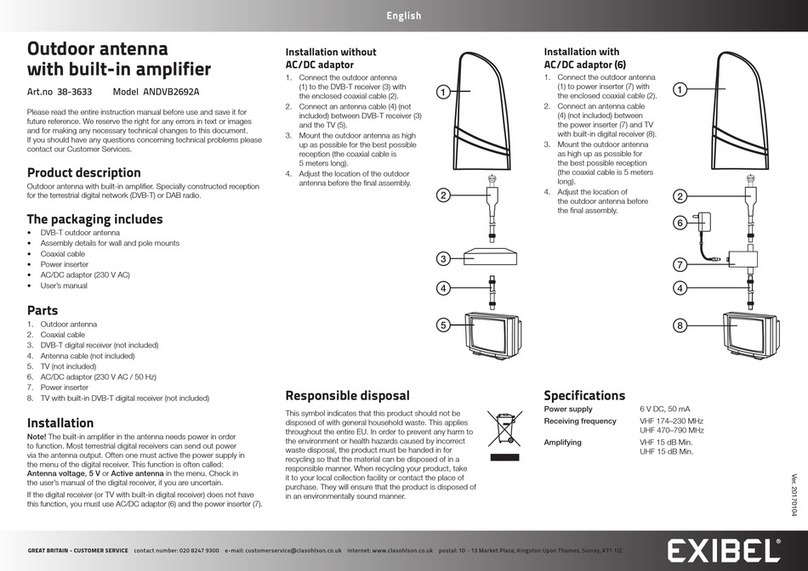 Exibel ANDVB2692A quick guide