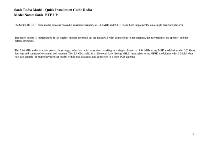 Sonic BTE UP Quick installation guide