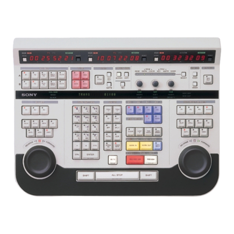 Sony BVE-700 User manual