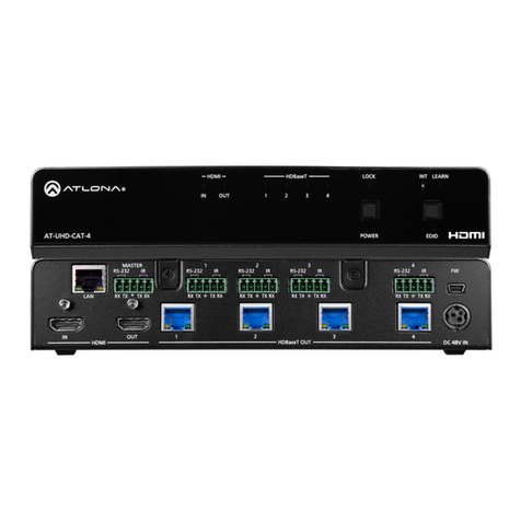 Panduit Atlona UHD-CAT-4 User manual Panduit Atlona UHD-CAT-4 User manual