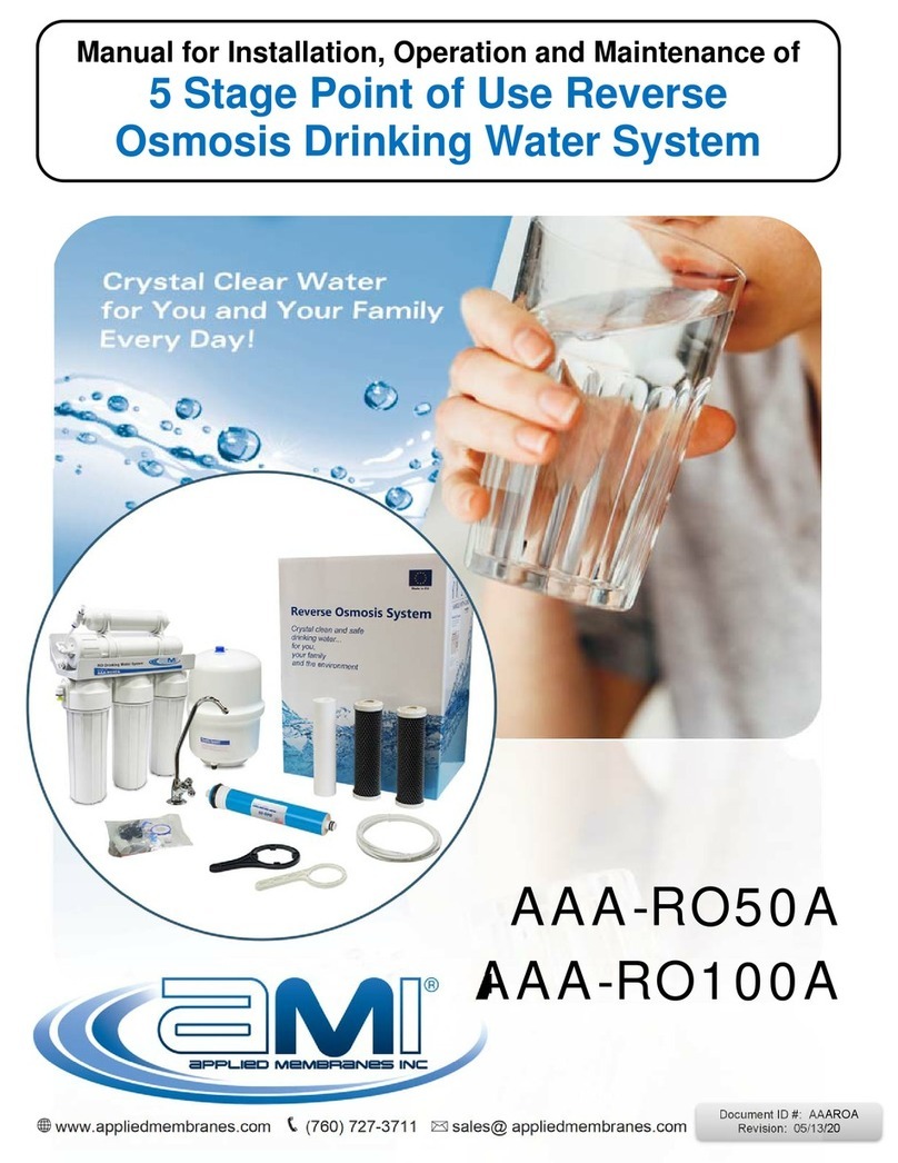 AMI AAA-RO50A MANUAL FOR INSTALLATION, OPERATION AND MAINTENANCE