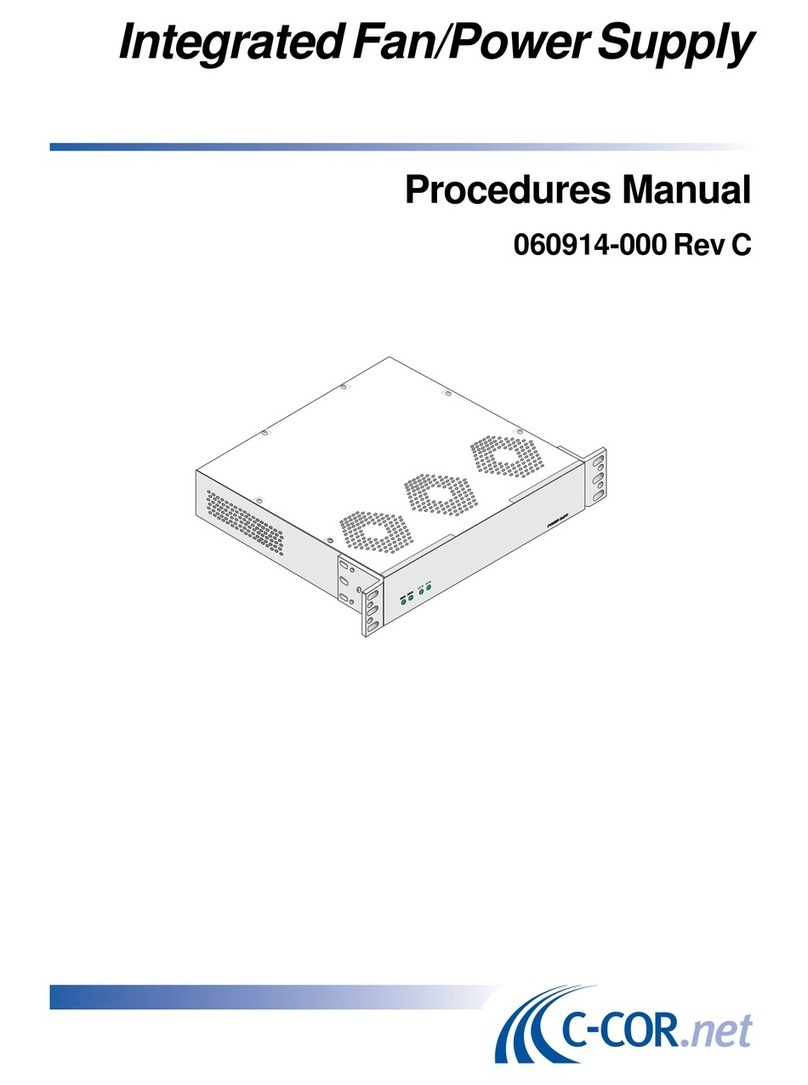 C-COR Optiworx HW Series Procedures manual