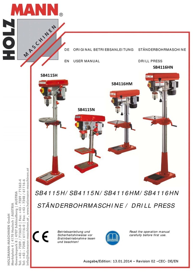 Holzmann SB4116HN User manual