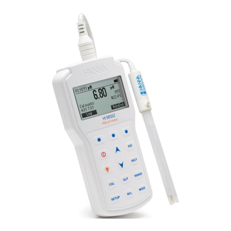 Hanna Instruments HI98162 User manual