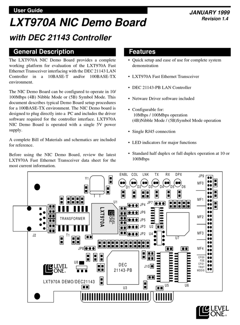 LevelOne LXT970A user guide