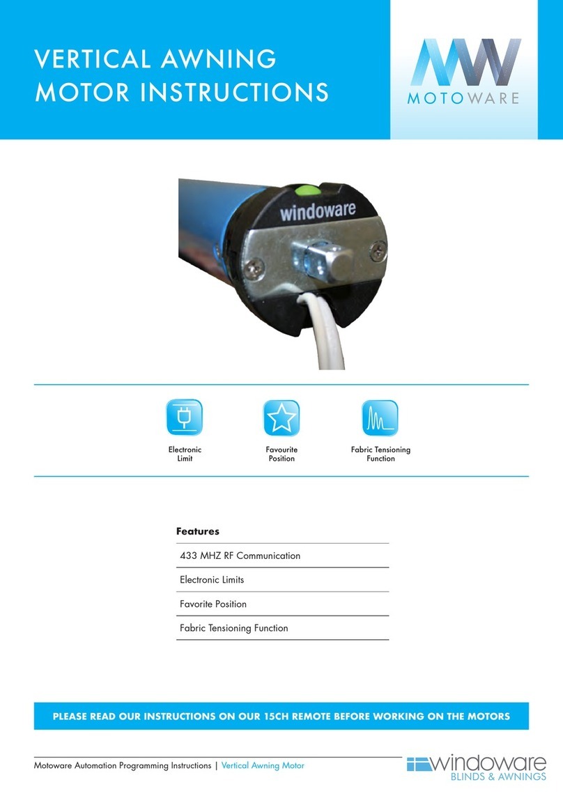 Windoware MOTOWARE instructions
