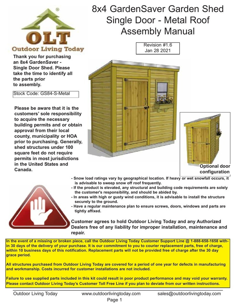 OLT 8x4 GardenSaver User manual OLT 8x4 GardenSaver User manual