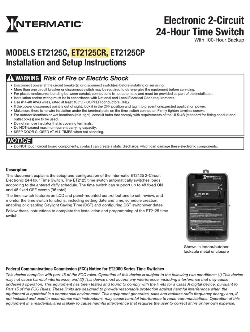 Intermatic ET2125C Manual
