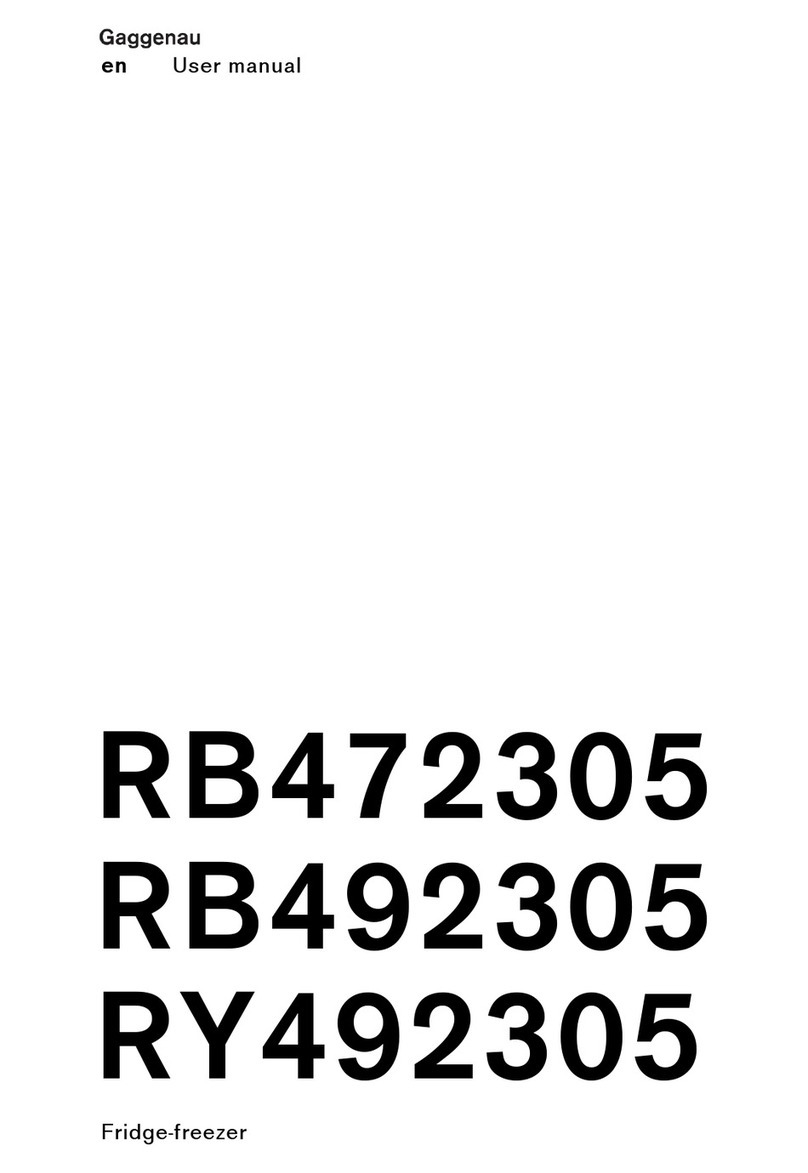 Gaggenau RB472305 User manual