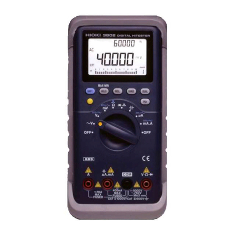 Hioki 3802-50 instruction manual