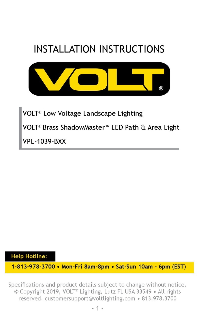 Volt VPL-1039-BXX User manual Volt VPL-1039-BXX User manual