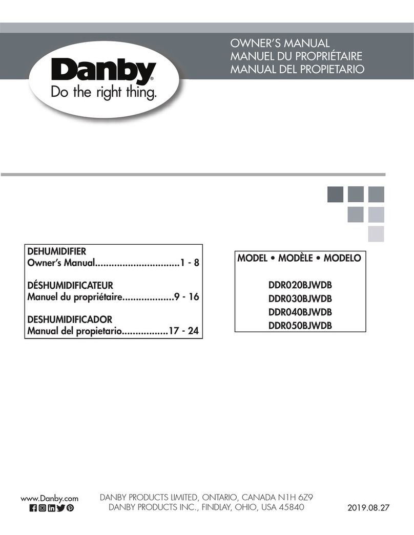 Danby DDR020BJWDB User manual