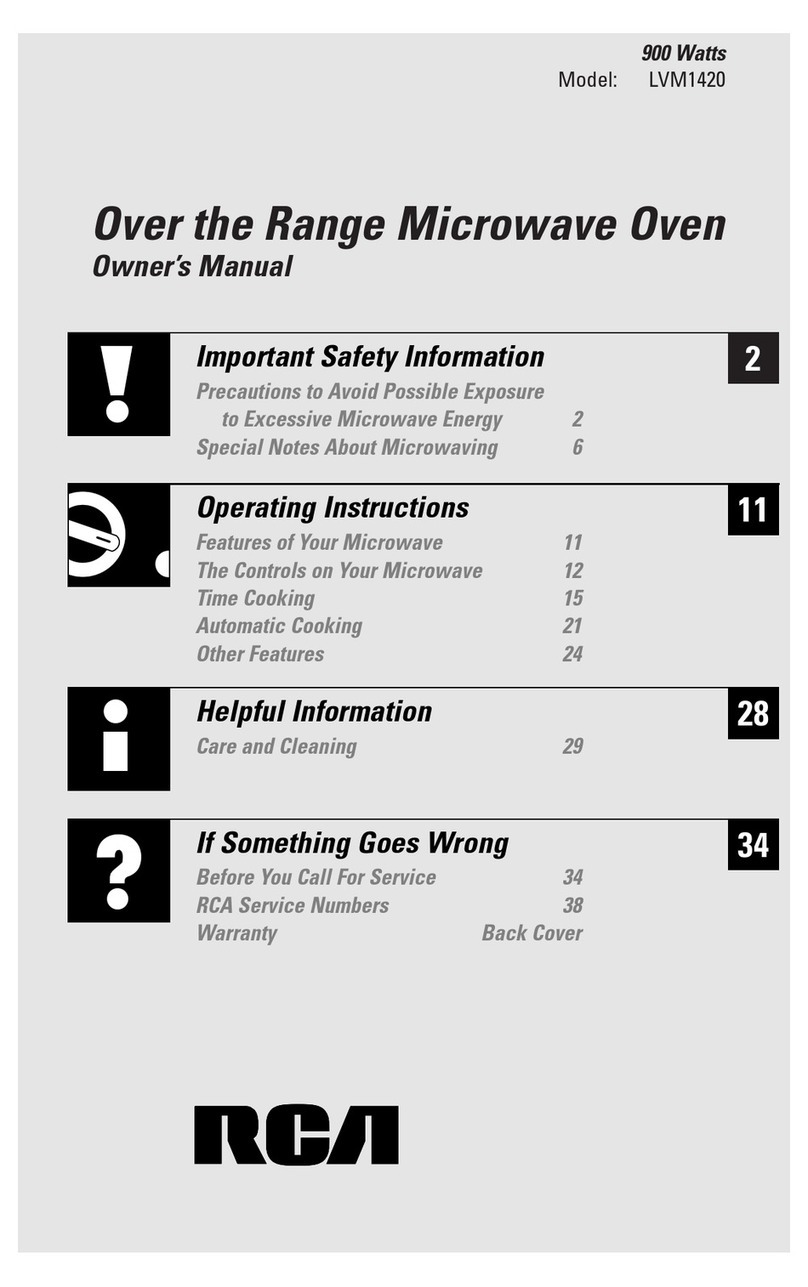 RCA LVM1420 User manual
