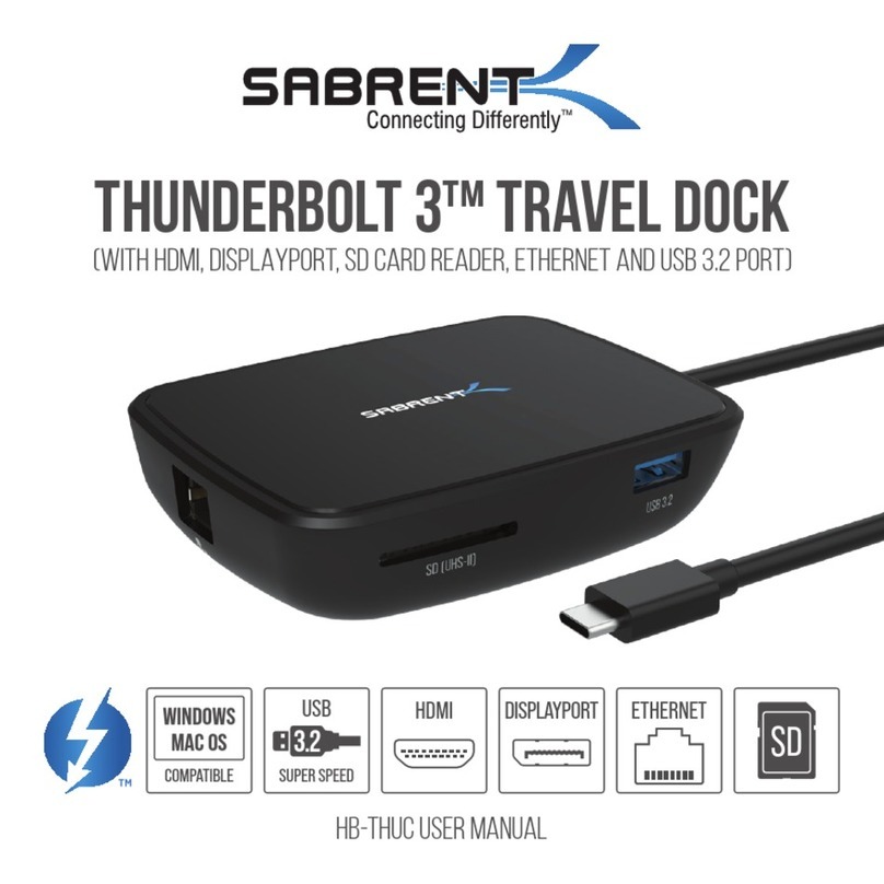 Sabrent HB-THUC user manual