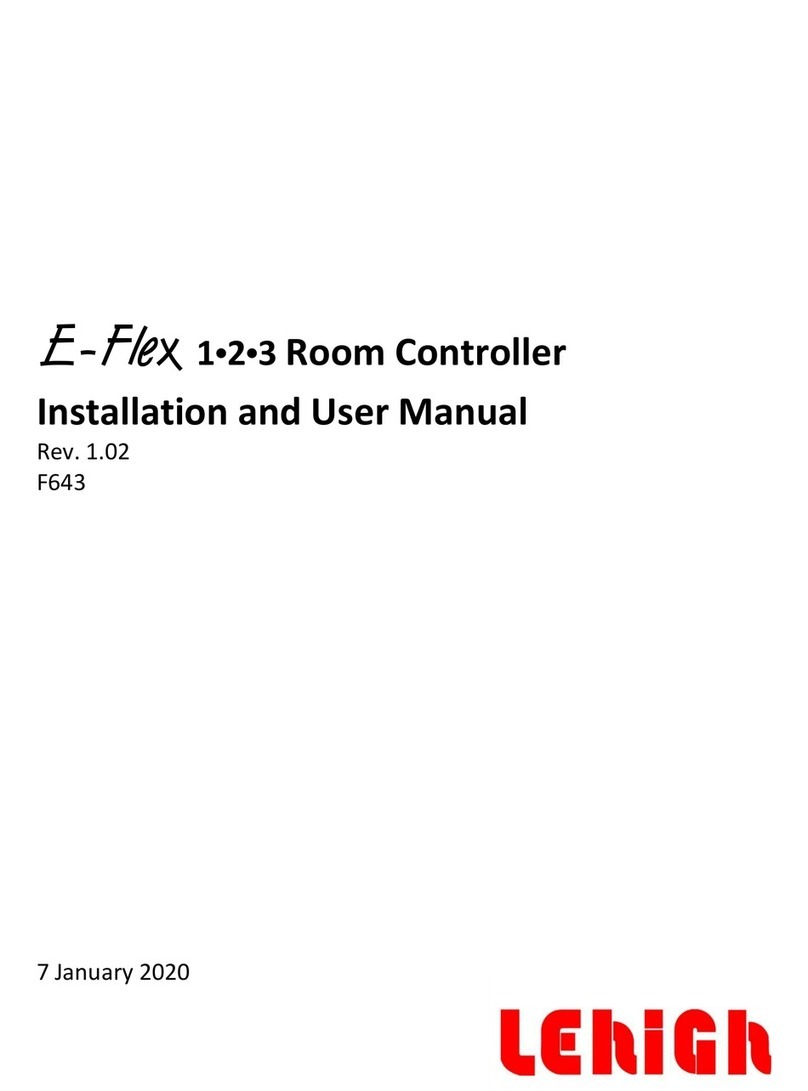 Lehigh E-Flex 1.2.3 Installation and user manual