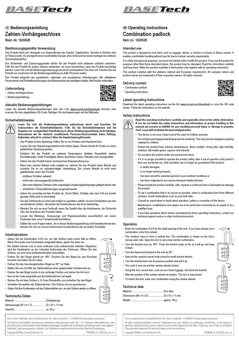 BASETech 1620628 operating instructions