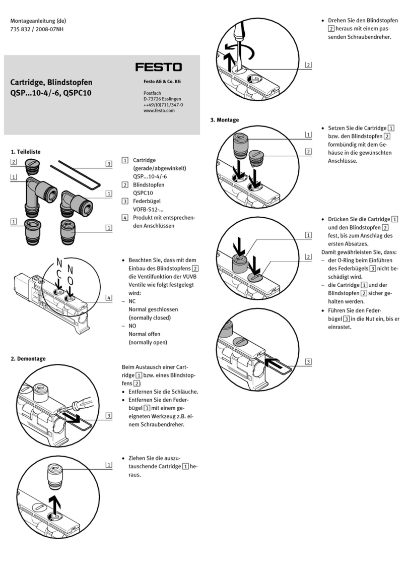 Festo QSP 10-4 Series User manual Festo QSP 10-4 Series User manual